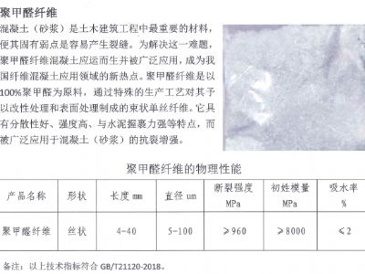 点击查看详细信息<br>标题：聚甲醛纤维 阅读次数：76